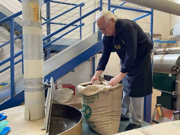 Kontrolle des Rohkaffees